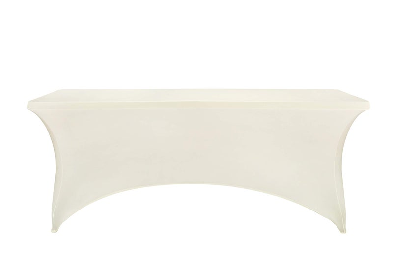 LZY Spandex Fitted Stretch Table Cover for 6 ft or 4ft or 8ft Folding Table, Rectangular Cocktail Tablecloth, Perfect for Party or Banquet - Image 2